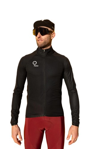 Kurtka kolarska Raso Wodoodporna Ultralight, czarna