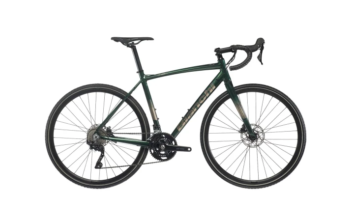 Rower Bianchi Via Nirone 7, GRX400, Green Forest/Bronze Mirror