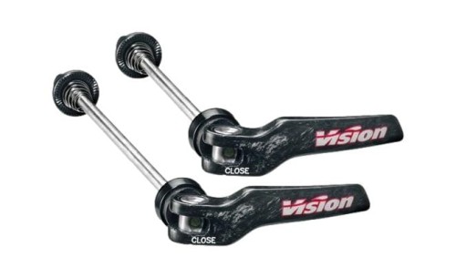 Zaciski kół Vision Road Mercury, UD Carbon-Tytan