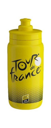 Bidon Elite Fly Teams 2024 Tour de France Yellow, 550ml