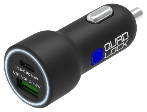 Ładowarka samochodowa Quad Lock 48W Dual Car Charger - USB-C PD + USB-A QC3.0_1.jpg