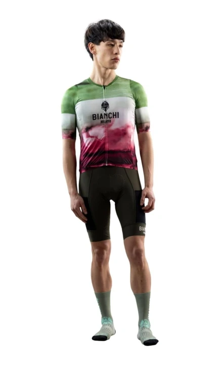 Koszulka kolarska Bianchi Tech Gravel, Faded Sunset
