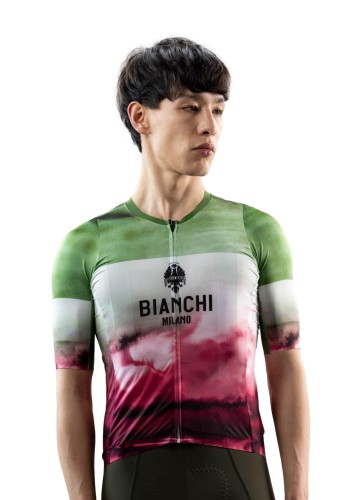 Koszulka kolarska Bianchi Tech Gravel, Faded Sunset