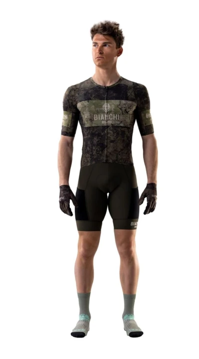 Skarpety kolarskie Bianchi Mid-Lenght Socks, sage