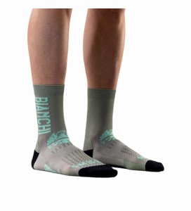 Skarpety kolarskie Bianchi Milano Mid-Lenght Socks Sage
