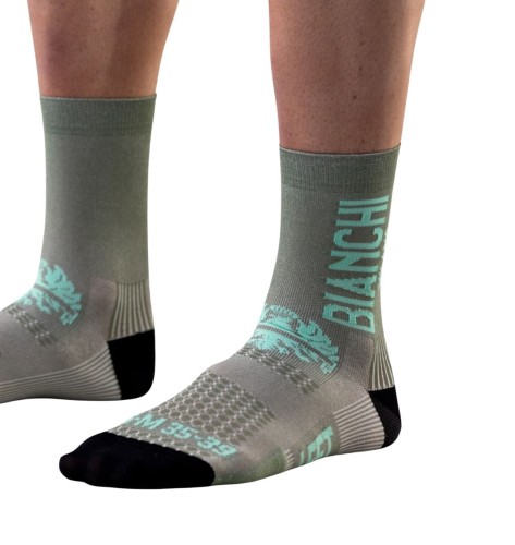 Skarpety kolarskie Bianchi Mid-Lenght Socks, sage