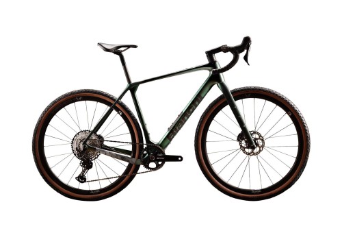 Rower gravelowy Bianchi Arcadex Pro 2024, Dark Forest Green, GRX 820/880 1x