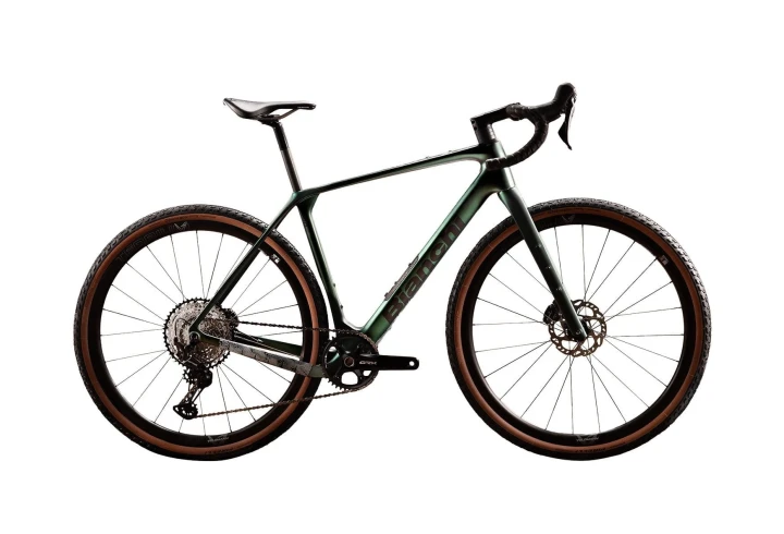 Rower gravelowy Bianchi Arcadex Pro 2024, Dark Forest Green, GRX 820/880 1x