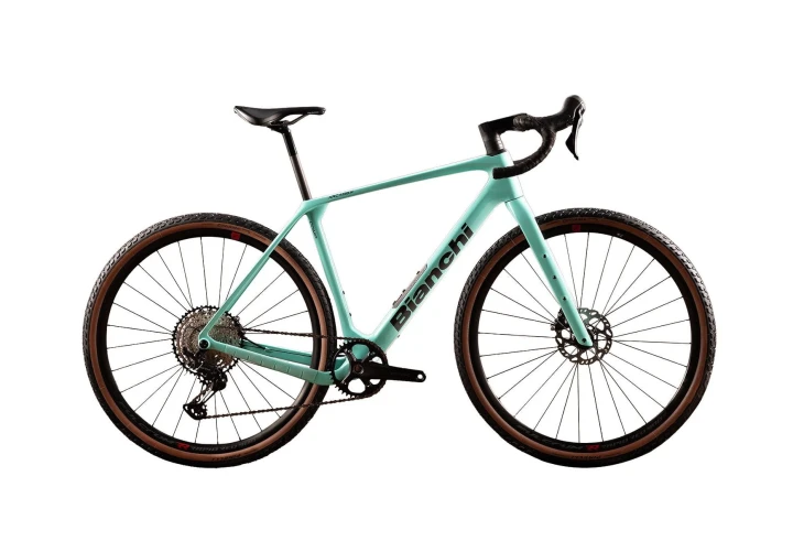 Rower gravelowy Bianchi Arcadex Comp 2024, Celeste, Apex/SX 1x12