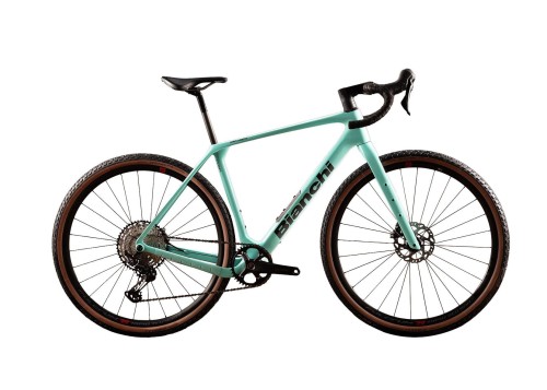 Rower gravelowy Bianchi Arcadex Comp 2024, Celeste, GRX 610/620