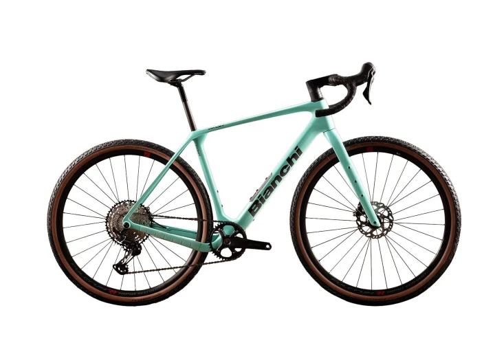 Rower gravelowy Bianchi Arcadex Comp 2024, Celeste, GRX 610/620