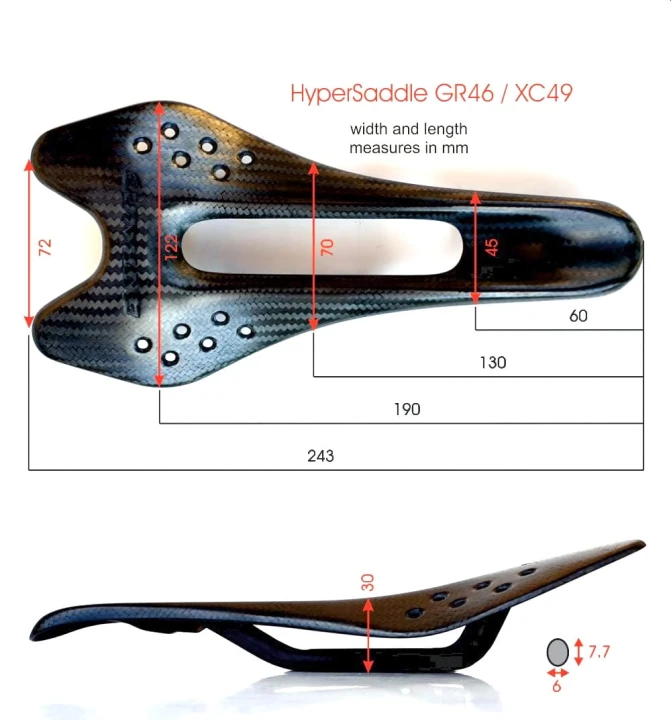 Siodło Extralite Hyper GR-46