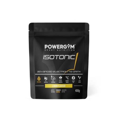 Napój izotoniczny Powergym Isotonic, Cytrynowy, 400g