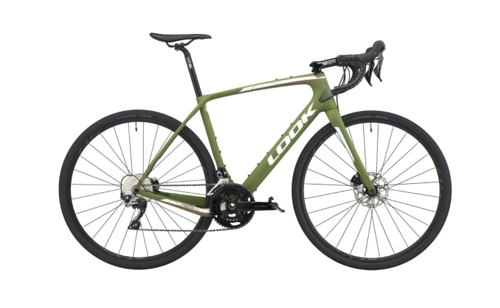 Rower Look 765 2023 Gravel Green Mat GRX 600 2x11, RS-370