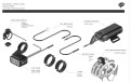 Lampka rowerowa Knog Blinder X 2300 + akumulator 1000mAh, przednia