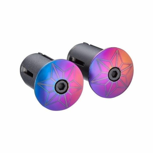 Korki kierownicy Supacaz Star Plugz, oil slick