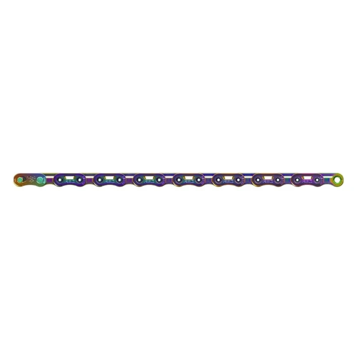 Łańcuch Sram Red E1 Flattop 12s, Rainbow