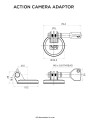 Adapter Quad Lock to Action Camera Adaptor