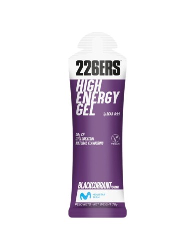Żel enegretyczny 226ers High Energy Gel, czarna porzeczka z BCAA 76g