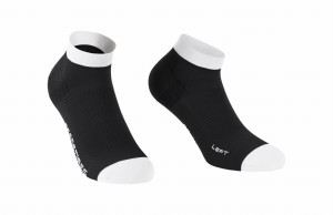 Skarpety kolarskie Assos RS Socks SUPERLEGER Low Black Series