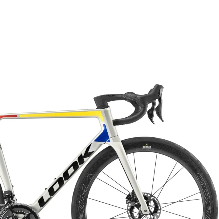 Rower Look 795 Blade RS 2024 Iconic Platinum White, Dura Ace, Corima WS EVO