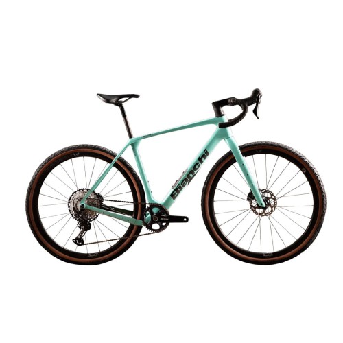 Rower gravelowy Bianchi Arcadex Pro 2024, Celeste, GRX 820/822 1x