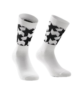 Skarpety kolarskie Assos Monogram Socks EVO Holy White