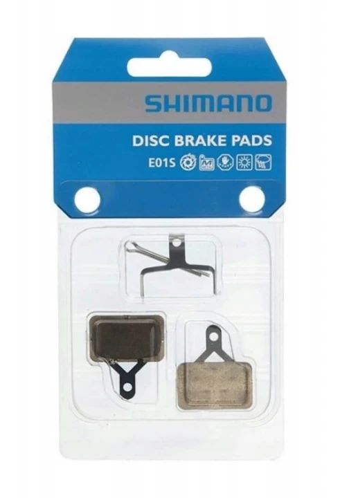 Okładziny hamulcowe Shimano E01S, metaliczne