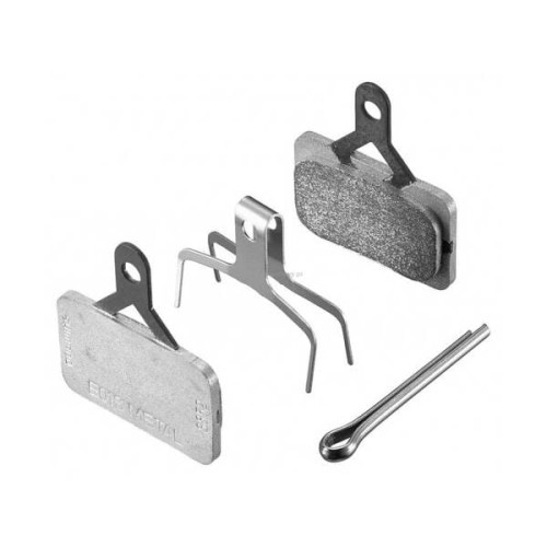 Okładziny hamulcowe Shimano E01S, metaliczne