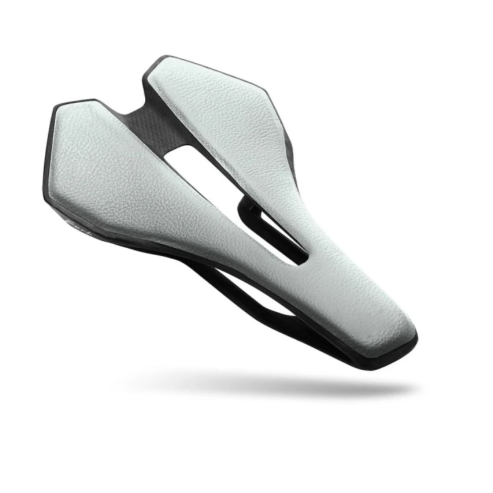 Siodło Berk Lupina Monocoque Open Padded, srebrne