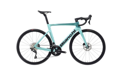 Rower Bianchi Oltre Race 2025, 105, Celeste/Metallic Celeste