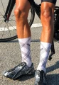 Skarpety kolarskie VeloToze Aero Socks, białe