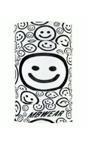 Komin MB Wear Neck Warmer White Smile