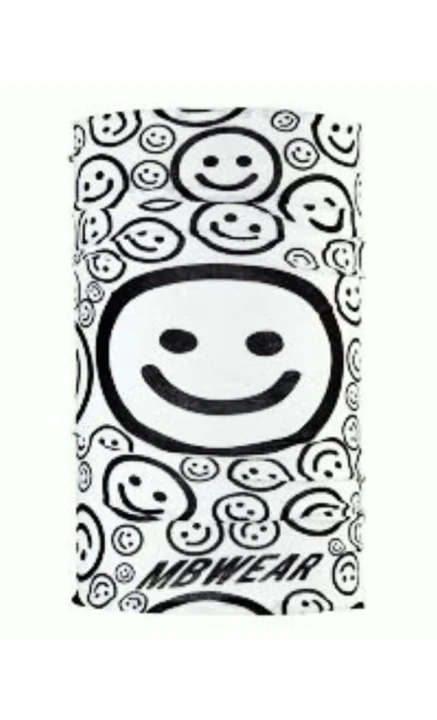 Komin MB Wear Neck Warmer White Smile