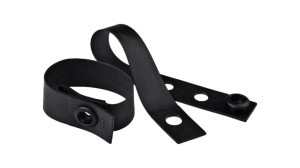 Opaska rowerowa na nogawkę Cycloc Wrap Czarna