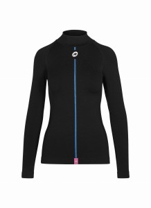 Bielizna termoaktywna kolarska damska Assos Winter LS Skin Layer Black Series