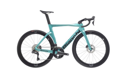 Rower Bianchi Oltre Comp 2024/25, Ultegra 12s, Metallic Celeste/Black Full Glossy