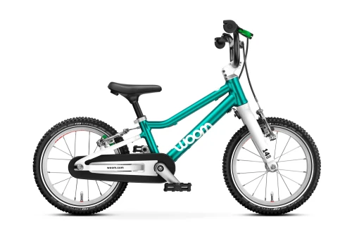 Rower dziecięcy Woom GO 2 Metallic Turquoise, 14"