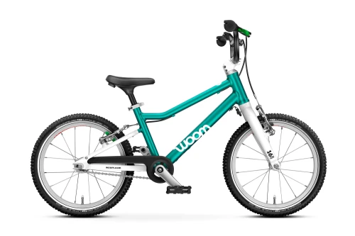 Rower dziecięcy Woom GO 3 Metallic Turquoise, 16"