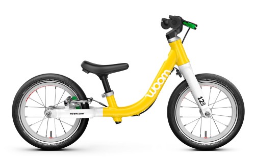 Rower dziecięcy Woom GO 1 Vibrant Yellow, 12"