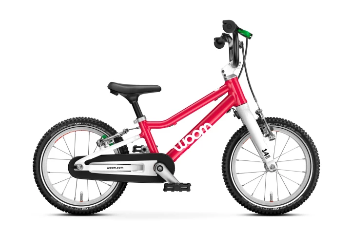 Rower dziecięcy Woom GO 2 Hot Pink, 14"