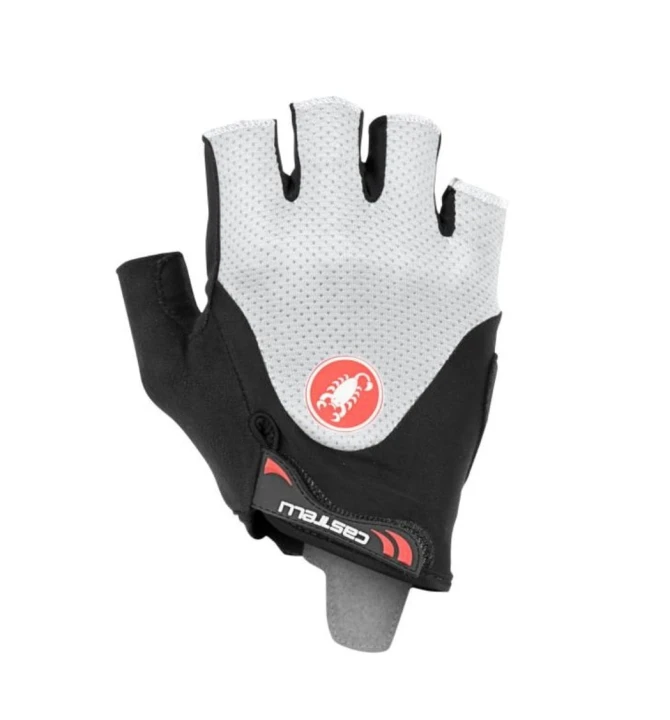 Rękawiczki Castelli Arenberg Gel 2m czarno-biało-czerwone