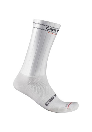 Skarpety kolarskie Castelli Fast Feet 3, białe