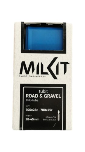Dętka Milkit TPU Road & Gravel, 700c, 28/45mm, Presta 60mm, 55g