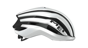 Kask rowerowy MET Trenta MIPS, biało-czarny mat/połysk