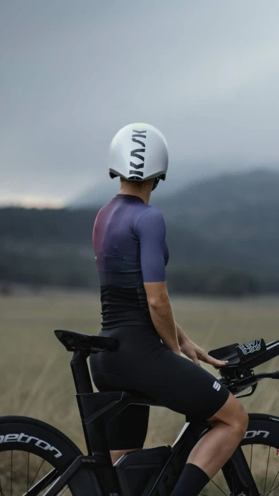 Kask rowerowy KASK Mistral Biało-srebrny