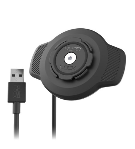 Uchwyt/ładowarka do smartfona Quad Lock Mag Wireless Charging Head WP 12V24V USB