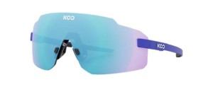 Okulary KOO Supernova Niebieskie matowe / Turkusowe lustrzane soczewki