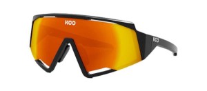 Okulary KOO Spectro Czarne / Czerwone lustrzane soczewki