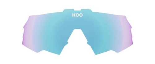 Soczewki okularów KOO Spectro Turkusowe lustrzane